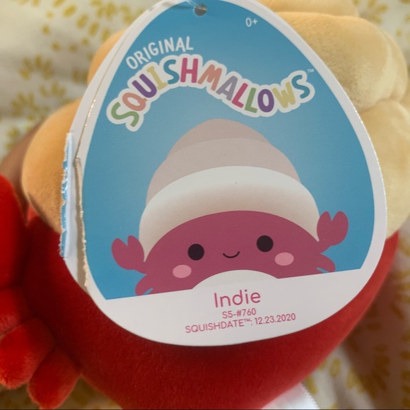 Squishmallow Indie (5”) Hermit Crab NWT - Picture 2 of 3